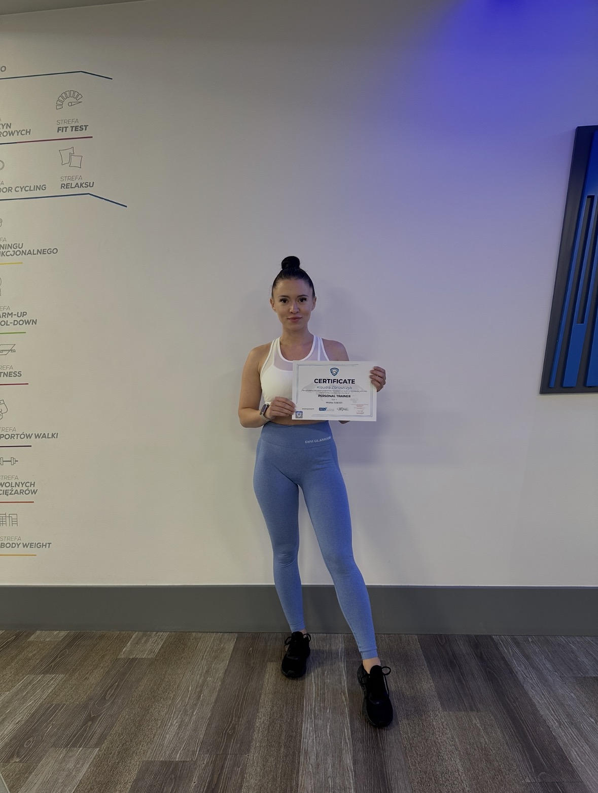 Klaudia Dąbrowska — certyfikowana trenerka personalna